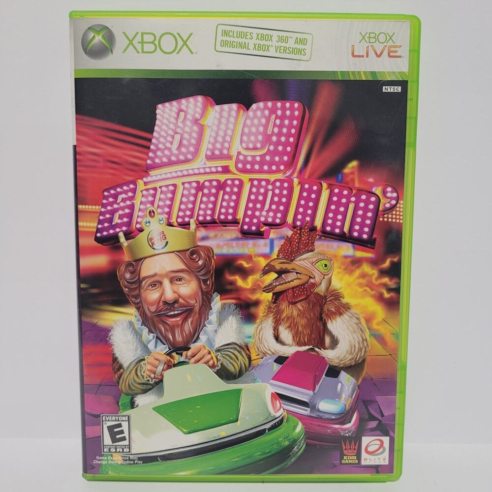 Big Bumpin' Burger King Video Game (2006) Compatible With XBOX & XBOX 360